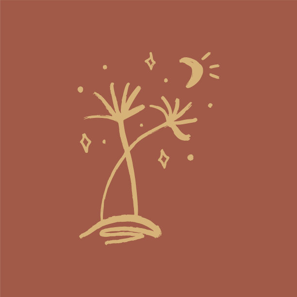 陶土艺术版画抽象手掌现代图片下载