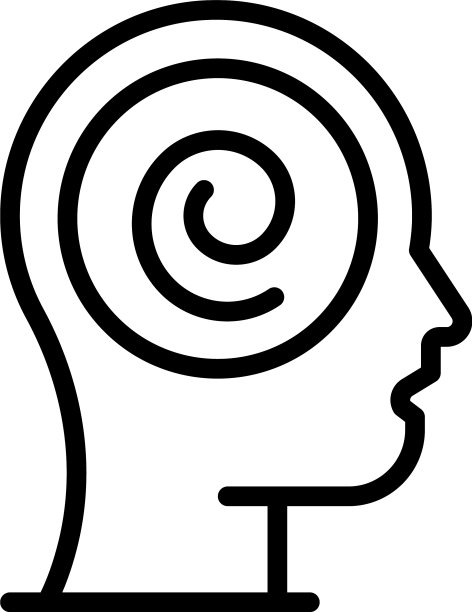 催眠疗法图标轮廓风格图片下载
