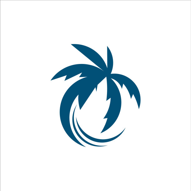下载椰子树标志设计概念图片下载