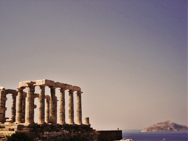 雅典的波塞冬神庙图片下载