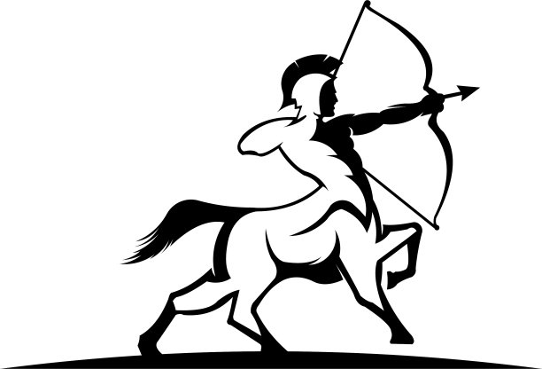 马背上的武士弓箭手图片下载