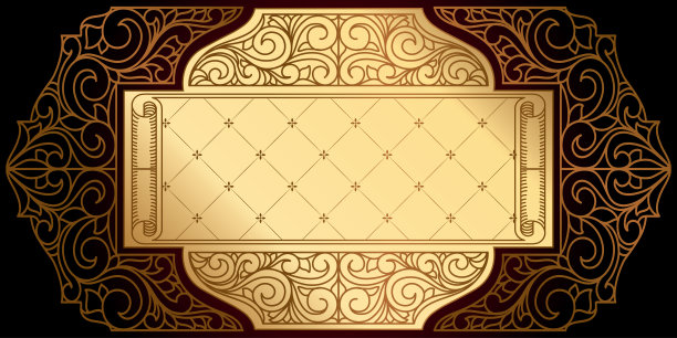 金色装饰复古设计图片下载