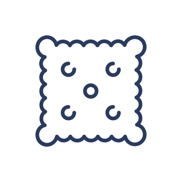 小麦饼干细线图标图片下载