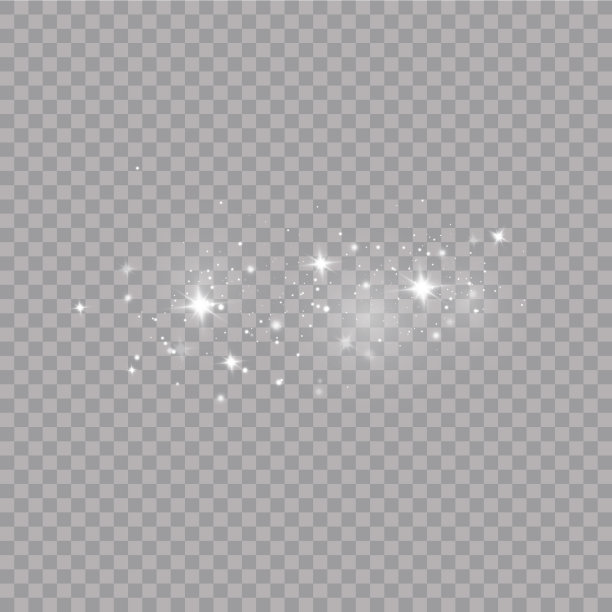 发出光的效果。矢量插图。圣诞节的闪光。灰尘图片下载
