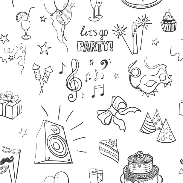 手绘的图标图案图片下载