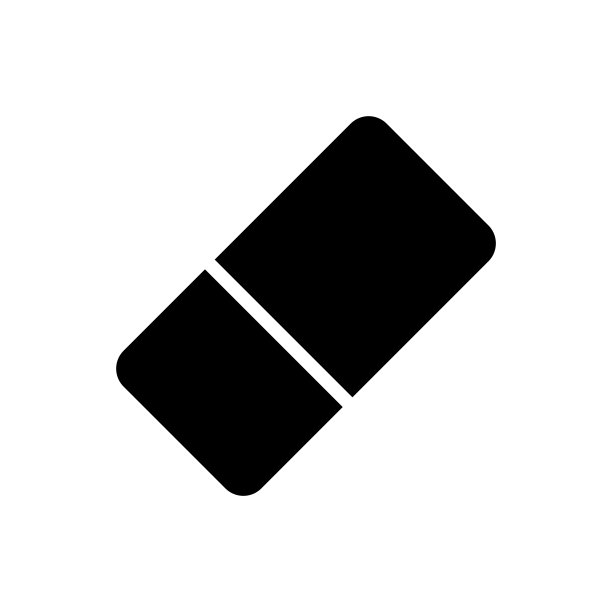 橡皮擦图标设计矢量模板图片下载