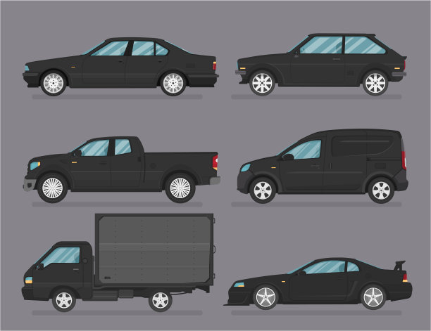 收集车图标集图片下载