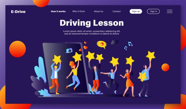 客户评审评价平面矢量插图图片下载