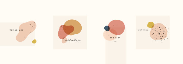 有机形状组成集01素材图片