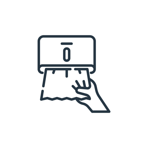 纸巾矢量图标。薄纸可编辑的笔触。面巾纸线性符号，用于网络和移动应用程序，标志，印刷媒体。细线说明。矢量孤立轮廓绘制。图片下载