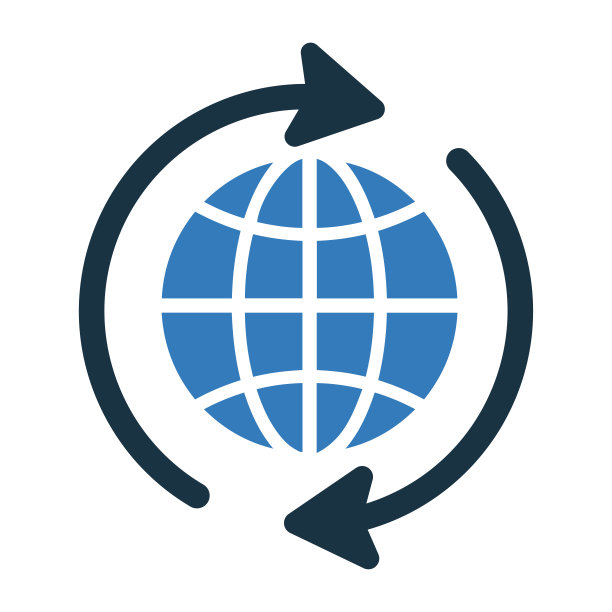 全球业务或全球矢量图标图片下载