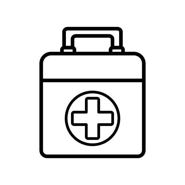 急救箱图标设计矢量模板图片下载