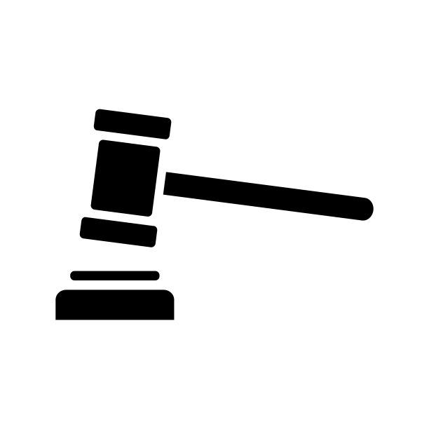 法槌法律图标设计矢量模板图片下载