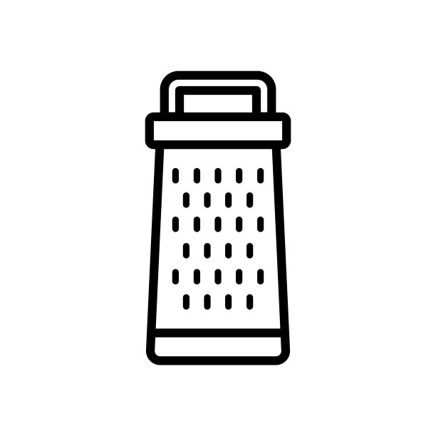Grater图标设计矢量模板图片下载