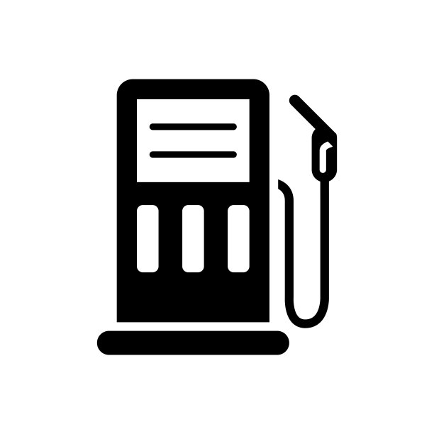 汽油泵图标设计矢量模板图片下载