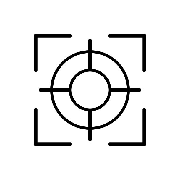 焦点图标设计矢量模板图片下载