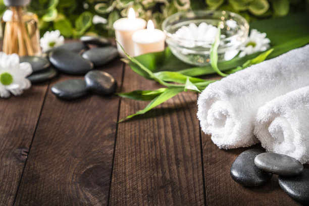 芳香疗法和水疗概念图片下载