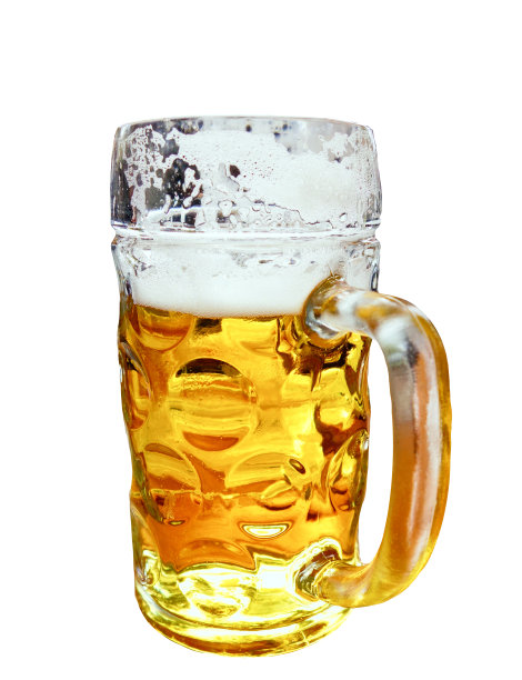 喝了半杯德国啤酒图片下载