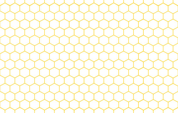 蜂窝无缝图案背景。图片下载
