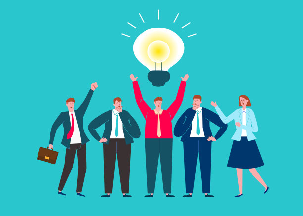 团队领导提出新的想法和创造力图片下载