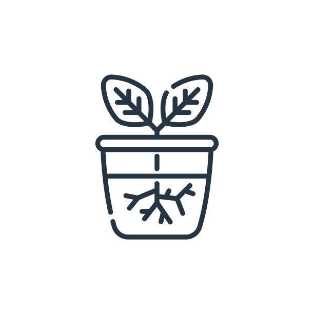 植物矢量图标。植物可编辑的中风。植物线性符号用于网络和移动应用程序，标志，印刷媒体。细线说明。矢量孤立轮廓绘制。图片下载