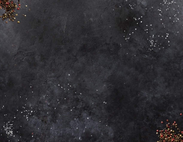 香料在黑色云母背景上图片下载