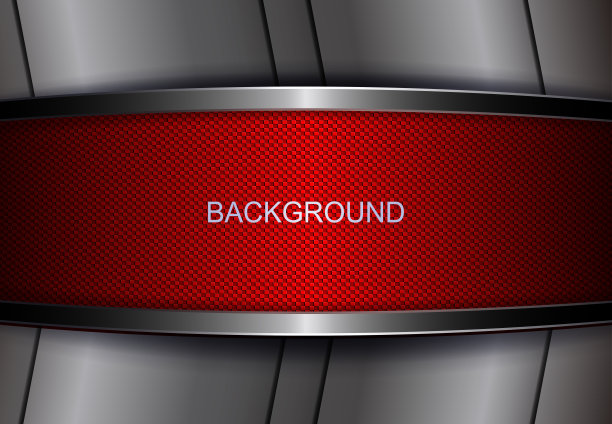 纹理组成为红色，带有金属边框的矩形框架，斜条纹图片下载