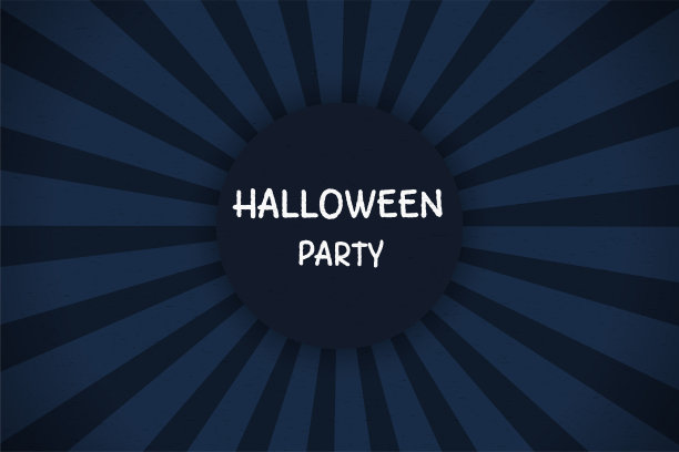 万圣节快乐。灯光背景在万圣节夜派对。图片下载