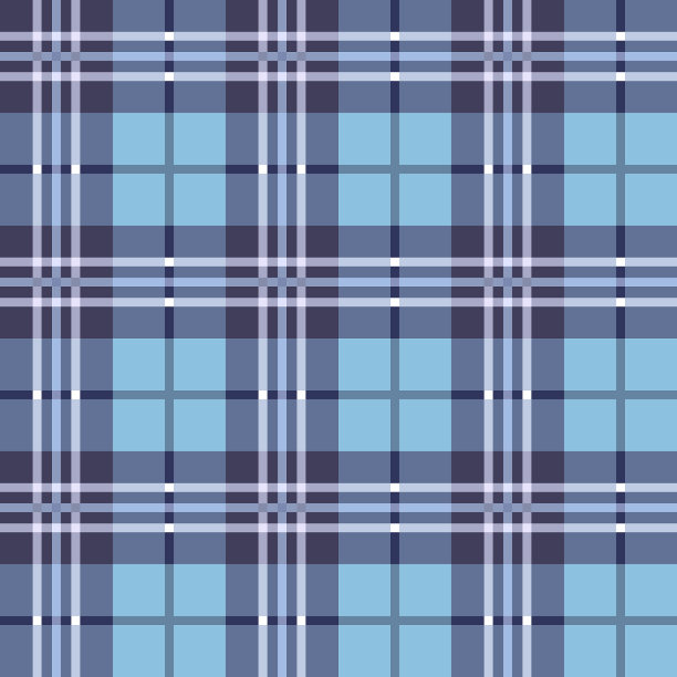 日本蓝色格子矢量无缝模式图片下载