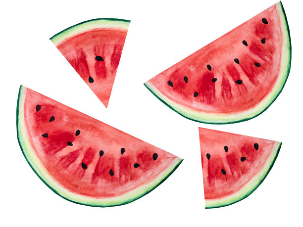 亮丽的画面配以水果的形象素材图片