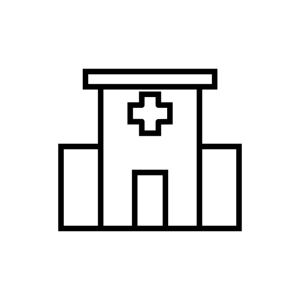 医院图标设计矢量模板图片下载