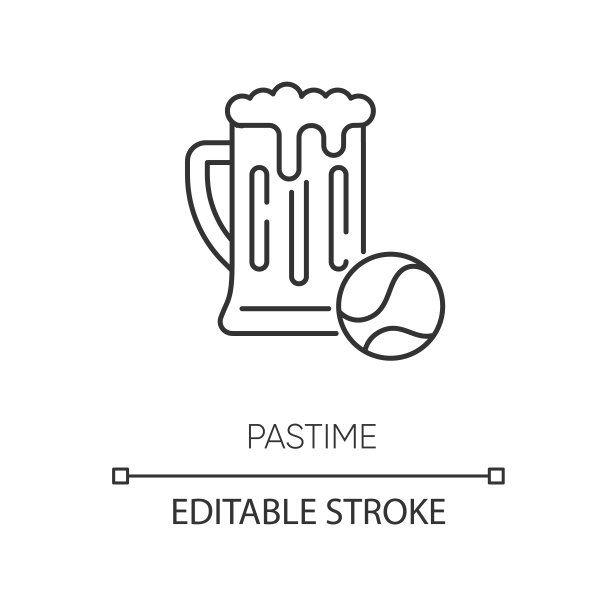 消遣像素完美的线性图标。细线可定制的插图。休闲活动、娱乐类型、爱好等高线符号。矢量孤立轮廓绘制。可编辑的中风图片下载