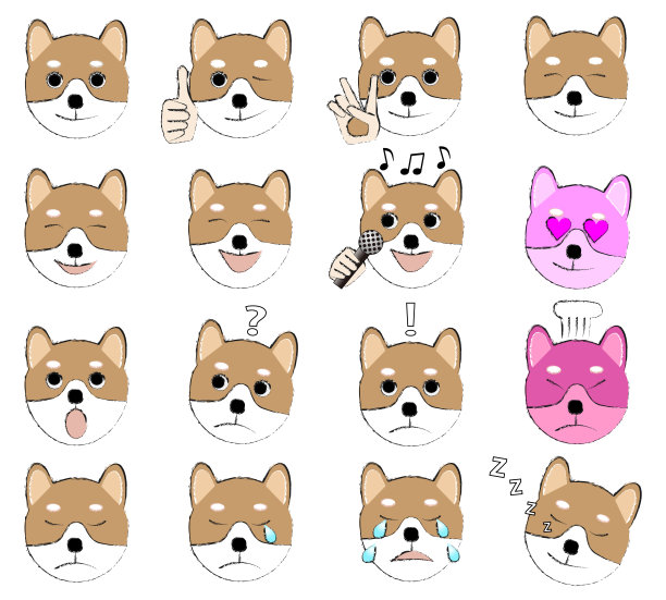 各种各样的狗脸图片下载