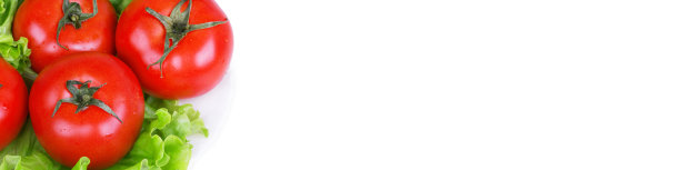 西红柿沙拉在白色盘子里，特写图片下载