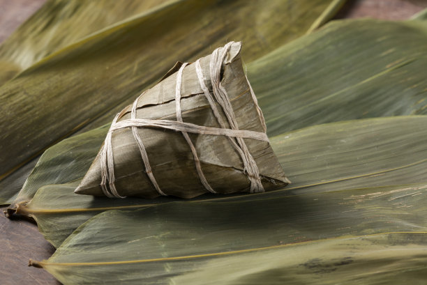 粽子，传统的中国米布丁图片下载