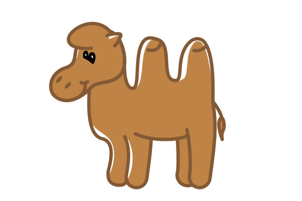 双峰驼卡通图片下载