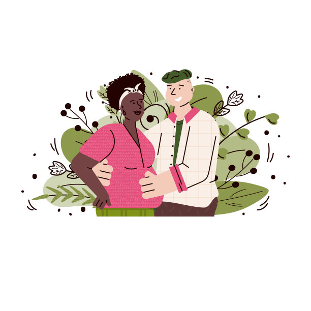 怀孕的夫妇在爱-怀孕的照片夫妇抱着母亲的肚子图片下载