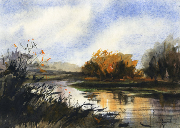 秋天的风景素材图片