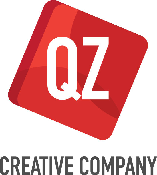 首字母qz标志模板设计图片下载