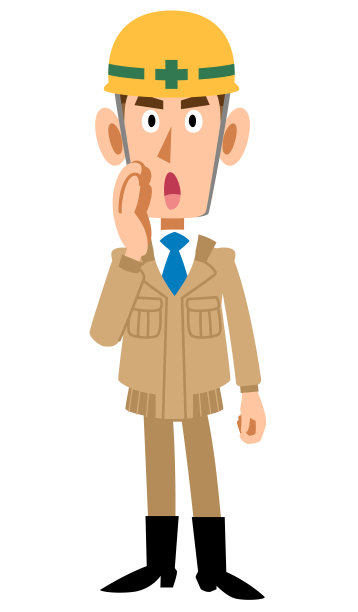 一个穿着米色工作服戴着头盔的男人图片下载