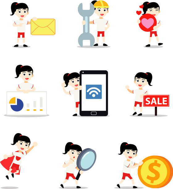 设定人物女子在体育课制服图片下载