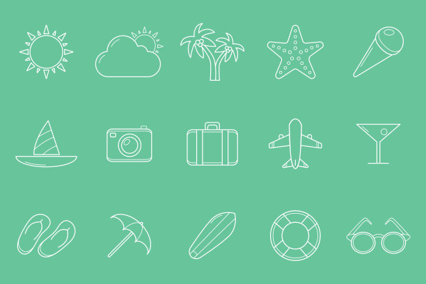 度假图标设置01-01图片下载