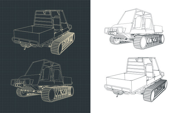 全地形车的草图图片下载