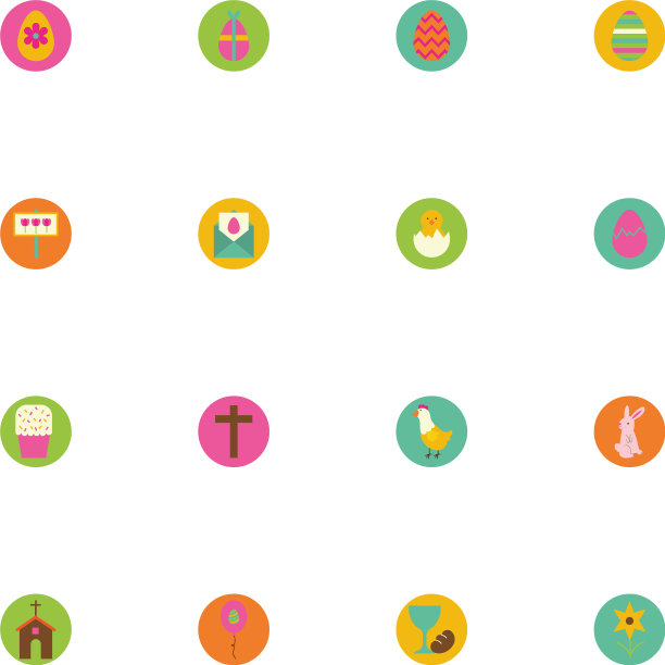 捆绑弹簧设置块和平面图标图片下载