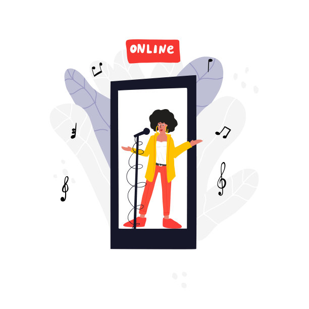 在线音乐表演和音乐会。图片下载