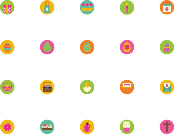 捆绑弹簧设置块和平面图标图片下载