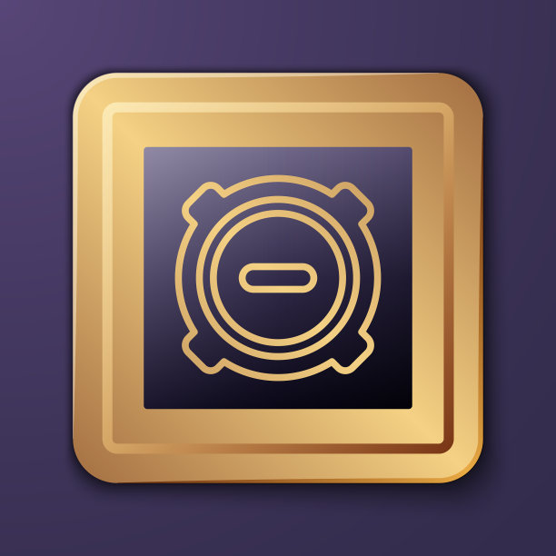 紫色下水道盖图标隔离在紫色上图片下载