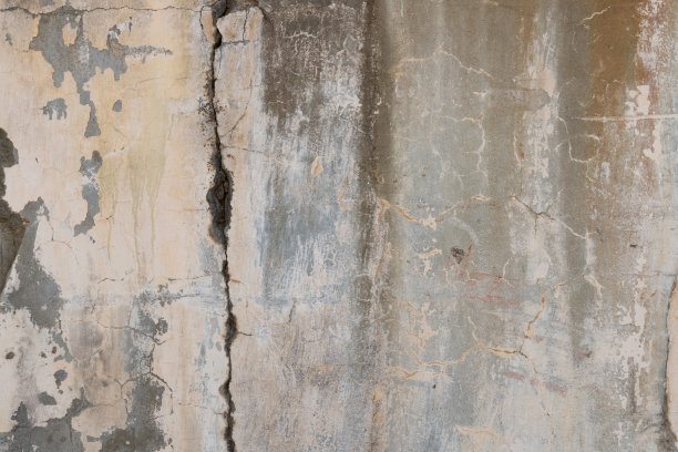 粗糙的刮裂混凝土墙面纹理图片下载