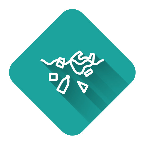 白线污染海洋的问题图片下载