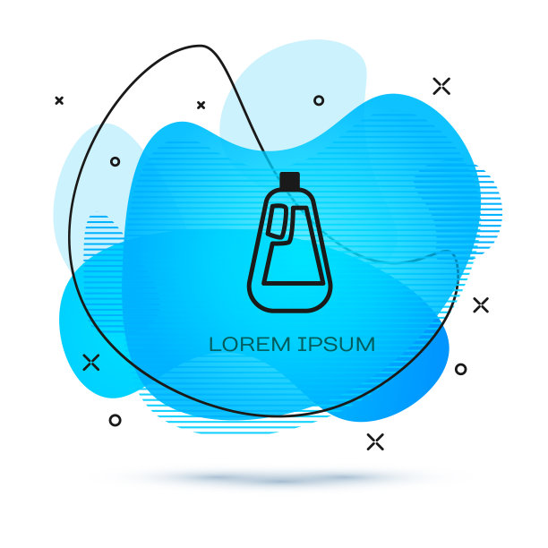 线塑料瓶液体洗衣剂图片下载